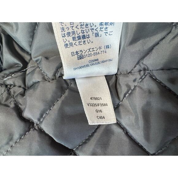 LAND'S END BOYS Winter Coat/Jacket; SIZE 3T; GRAY & ORANGE - Picture 13 of 15